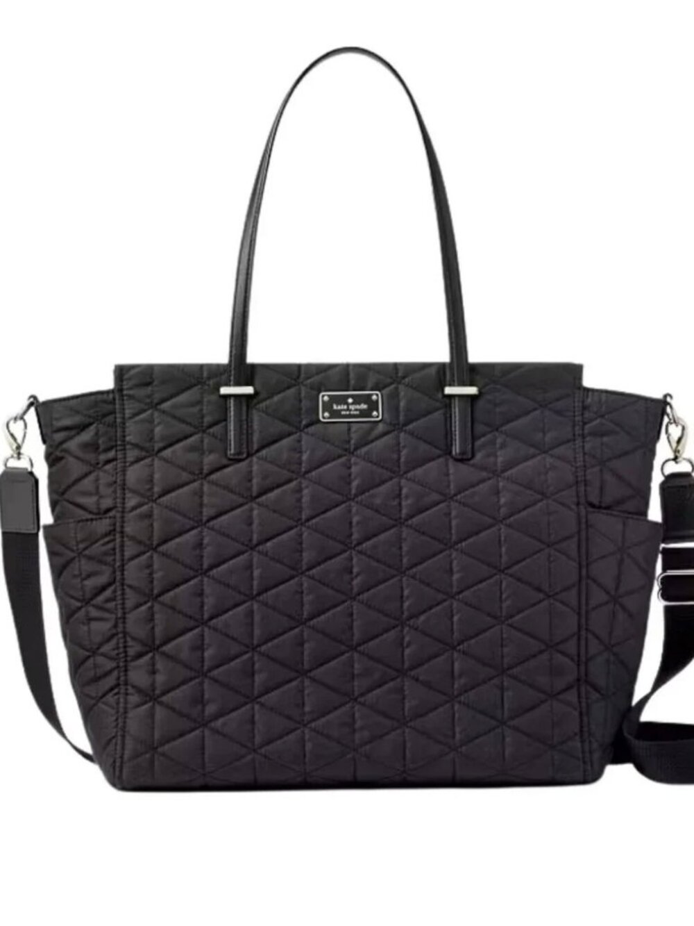 Kate Spade Quilted Kaylie Black Baby Bag